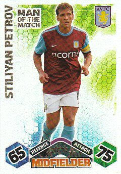 Stiliyan Petrov Aston Villa 2009/10 Topps Match Attax Man of the Match #367